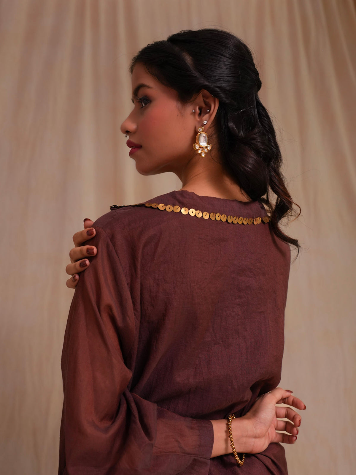 ASYMMETRICAL KURTA SET