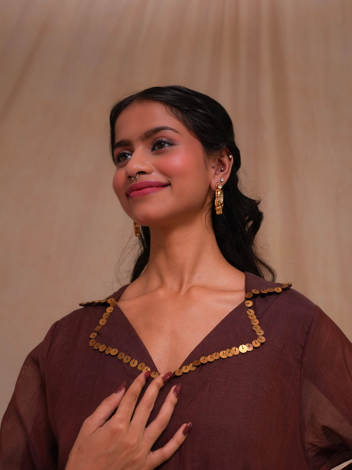 ASYMMETRICAL KURTA SET