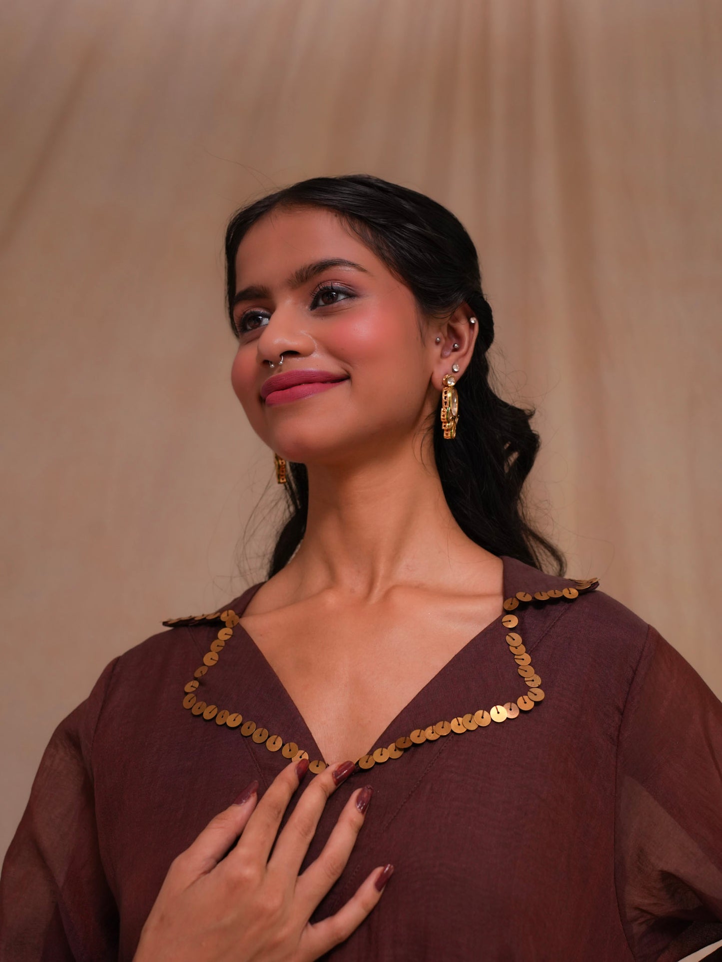 ASYMMETRICAL KURTA SET