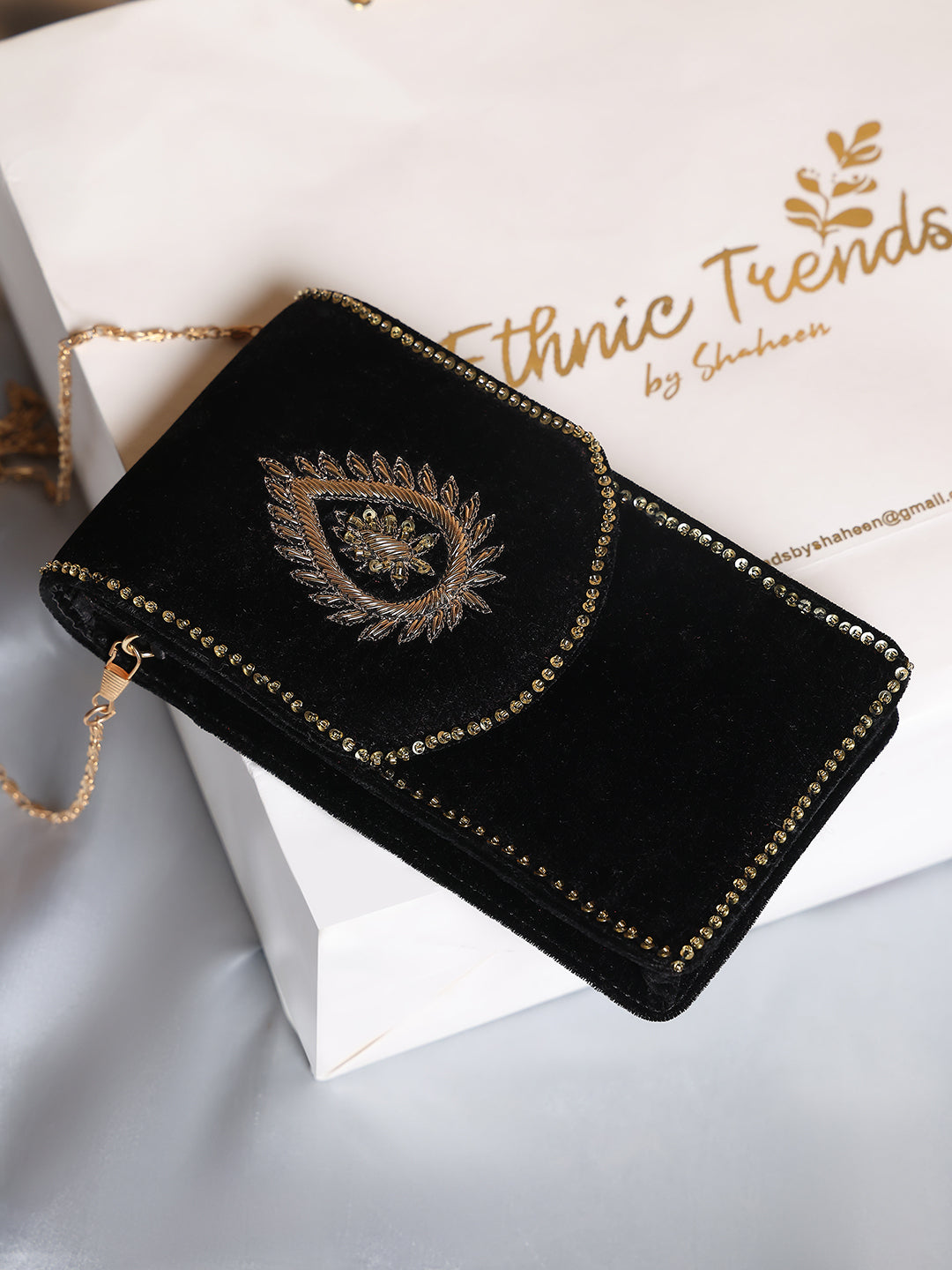 Black Mobile Sling Bag