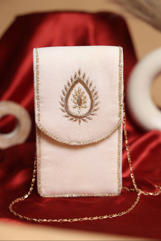 Ivory mobile sling bag